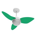 Ventilador de Teto Smart 3 Pás Verde com Controle Remoto Aliseu
