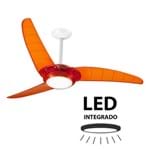 Ventilador de Teto Spirit 303 Tangerina LED
