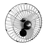 Ventilador Oscilante de Parede 60cm - Tufão Loren Sid Bivolt