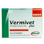 Vermífugo Biovet para Cães Vermivet Plus 660 Mg 4 Comprimidos