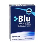 Vermífugo Coveli Blu para Cães e Gatos - 4 Comprimidos