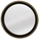 Vertov Espelho Redondo 42 Cm Preto/dourado