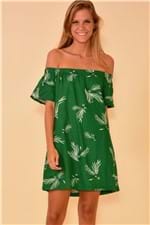 Vestido Ciganinha Branches - Verde Tamanho: M
