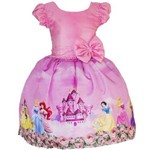 Vestido de Festa Infantil Fantasia Princesas