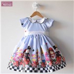 Vestido Festa Infantil da Alice no País das Maravilhas