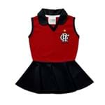 Vestido Flamengo Polo Bebê Torcida Baby P