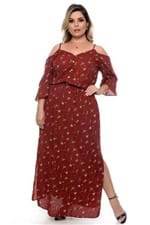 Vestido Florença Marsala Plus Size 960017-48