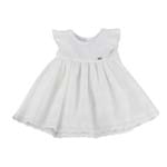 Vestido Laise - Branco - Baby Fashion-2anos