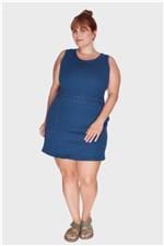 Vestido Ricoleta Plus Size Azul-48/50