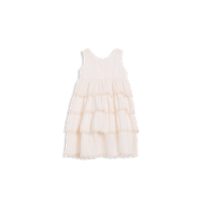 Vestido Seda Maquinetado Branco - 2