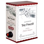 Vinho Tinto Seco Cabernet Sauvignon Tré Fradei Bag-in-box 5 Litros
