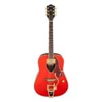 Violao Gretsch Rancher C/ Bigsby G5034tft Acoustic Collection Savannah Sunset
