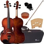 Violino Eagle Profissional 4/4 Envelhecido + Case Luxo Ve244