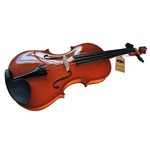 Violino P/ Canhoto Barth Violin 4/4 Natural Bright - com Estojo + Arco + Breu