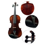 Violino Profissional Konig 4/4 Vk549 de Madeira Completo