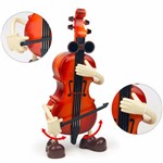Violoncelo Musical que Dança Violino Caixa Musica Brinquedo