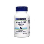 Vitamina B3 Niacina 500 Mg (100 Cápsulas) Life Extension