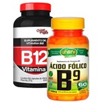 Vitamina B12 e Vitamina B9 Ácido Fólico Kit Especial