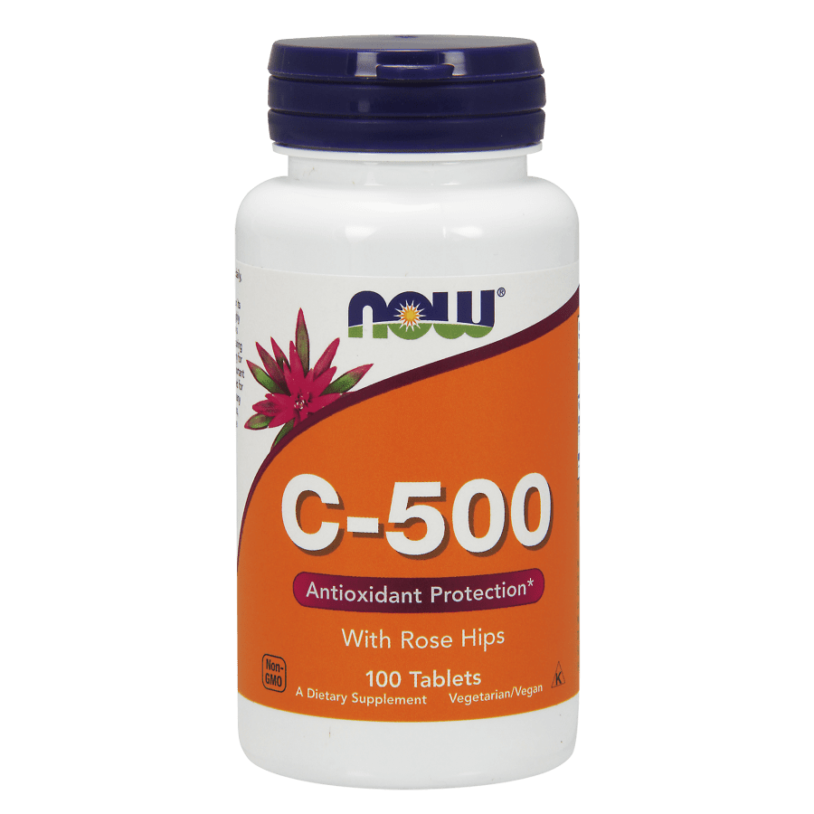 Vitamina C 500 100 Tabletes - Now Sports