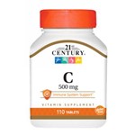 Vitamina C 500 110 Tabletes - 21 St Century