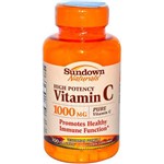 Vitamina C Alta POTÊNCIA 1000 Mg 100 Cápsulas - Sundown Naturals