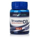 Vitamina D3 200 U.I. 150g 45 Capsulas Global Nutrition