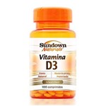 Vitamina D3 100 Comp - Sundown Naturals