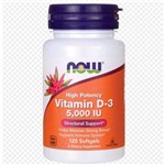 Vitamina D3 5,000 Iu (120 Caps) - Now Foods
