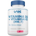Vitamina D3 + Vitamina K2 (mk-7) 30 Cáps Unicpharma