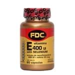 Vitamina e FDC 400UI + Selenium 60 Cápsulas