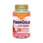 Vitaminas e Minerais Fibergold 20 1,2g - Nutrigold - Goji Berry 90 Comprimidos