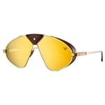 Vysen LFonsi 04 Ouro Fosco Lentes Espelhadas Dourada - Oculos de Sol