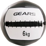 Wall Ball Preto e Branco 6 Kg - Gears