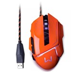 Warrior Gamer Mouse 3200 Dpi Laranja Usb (05)