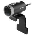 Webcam Microsoft Life Cam 6ch-00001 720p HD com Microfone - Preto