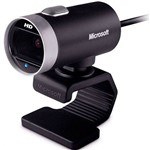 Webcam Microsoft Lifecam Cinema 720p Hd Preto - Usb, com Microfone Digital