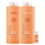 Wella Professionals Invigo Nutri-Enrich Kit - Shampoo + Condicionador + Sérum Reparador Kit
