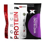 Whey Blend 2kg - Max Titanium + Force Protein 1,8kg Pro Corp