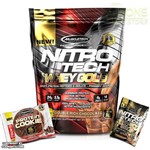 Whey Gold Nitro Tech 454g Baunilha + Cookies + Dose Unica - Muscletech