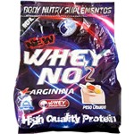 Whey NO2 + Arginina 900g - Refil - Morango com Banana - Body Nutry