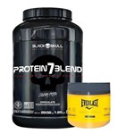 Whey Protein 7blend 837g + Everlast 200g Pré-treino Top!!!