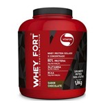 Whey Protein FORT Sabor Chocolate - Vitafor - Contém 1800g