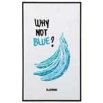 Why Not Blue? Quadro 23 Cm X 38 Cm Preto/multicor