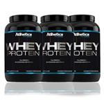 3x Whey Protein Pro Series Pote - 1kg - Atletica