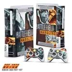 Xbox 360 Fat Skin - Battlefield Hardline Adesivo Brilhoso