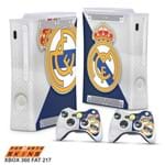 Xbox 360 Fat Skin - Real Madrid FC Adesivo Brilhoso