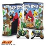 Xbox 360 Slim Skin - Angry Birds Adesivo Brilhoso