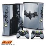 Xbox 360 Slim Skin - Batman Arkham Origins Adesivo Brilhoso