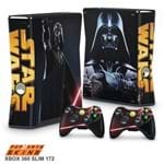 Xbox 360 Slim Skin - Darth Vader Adesivo Brilhoso