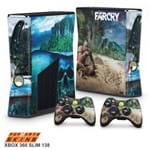 Xbox 360 Slim Skin - Far Cry 3 Adesivo Brilhoso